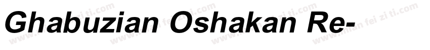 Ghabuzian Oshakan Re字体转换
